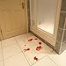 bjduck99 Bloody Footprint Non-Slip Bath Mat Rug Halloween Decoration 15.75 x 23.62 inch