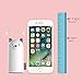 EMIE Cute Power Bank Portable Charger, 5200mAh Samo Dog External Battery Charger, 2.1A Fast Charging Cartoon Compact USB Charger for iPhone Samsung Android Cell Phones with Breathing LED Ears
