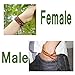 ZM Wood Bracelet 108 Beads 8mm Diameter Tibetan Buddhist Link Wrist Sandalwood Beads Necklace Prayer Mala Elastic (108beads)