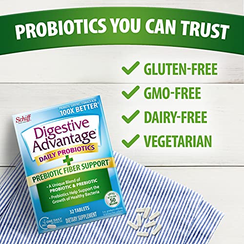 Digestive Advantage Prebiotic Fiber + Probiotics for Digestive Health