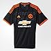 adidas Men's Manchester United Third Jersey 2015/2016 (Black/Red) (Small)