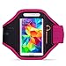 Gear Beast Sports Armband Case For Apple iPhone 8 7 6 6s 5 SE Samsung Galaxy S7 S6 S6 Edge. Cell Phone Holder For Running Jogging Workout Fitness And Exercise. Waterproof Band With Key Pocket