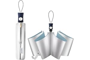 FDJASGY UV Sun Umbrella Compact Folding Travel Umbrella Auto Open Close Compact Folding Rain Umbrellas for Women Men Blocking UV 99.98%