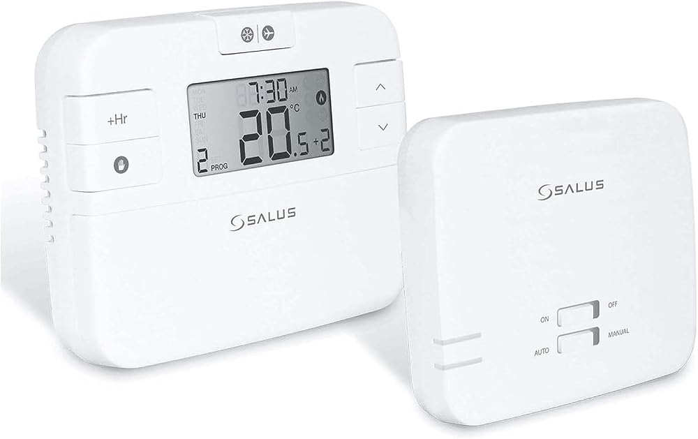 Salus RT510RF+ Wireless Programmable Thermostat RF Receiver Boiler Plus