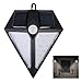 HoozGee Solar Lights Outdoor 24 LED Wireless Motion Sensor Security Garden Wall Light Lamp Waterproof Wide Angle Design (White Light)