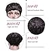 ATOZWIG New Short Hair Wigs For Black Women Black and Short Curly Synthetic Wigs Perruque Synthetic Women Wigs