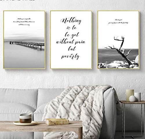 Dzwangzc Modernos Mural Fotos Arte de la Pared Costera de Navia 30X40CM