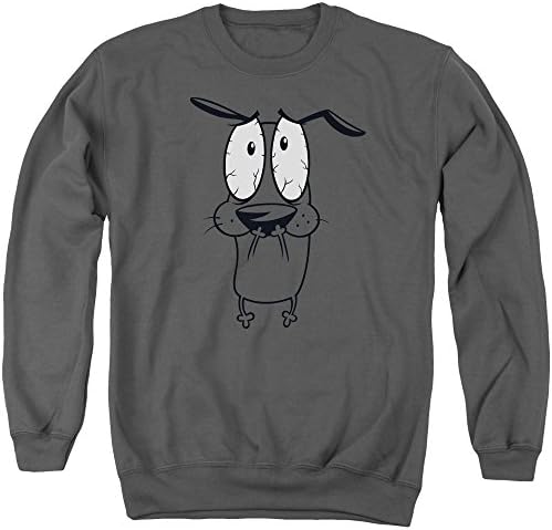 Courage The Cowardly Dog Mens Scared Sweater