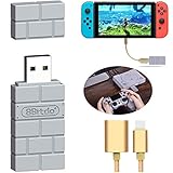 8Bitdo Wireless Controller Adapter for Nintendo Switch/Windows/Mac/PlayStation Classic Console/ PS1 Mini and Raspberry Pi,With OTG Cable