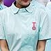 LE Pink Nurses Brooch Silicone Rubber Tunic Fob Watch