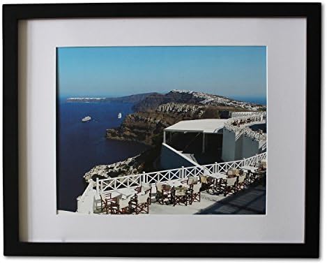 Premium 11 14 Picture Frame Wood - Made To Display Picture 8 10 Photo With Mat Or 11 14 Without Mat- Ready To Hang Or Stand Horizontally And Vertically