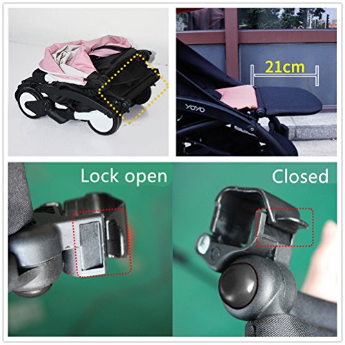 Stroller Footrest for Babyzen YOYO+ Accesories Footboard Sleepping Extend Board Prams 2018 Upgrade Longer 8.26 inch - Thumbnail 3