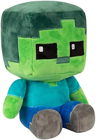 4 5 Tall Gray Jinx Minecraft Mini Crafter Skeleton Plush Stuffed Toy
