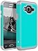 J3 Case, Express Prime Case, LK [Shock Absorption] Hybrid Armor Defender Protective Case Cover for Samsung Galaxy J3 / Express Prime (Teal)