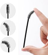 MIN-XL 50 Pcs Disposable Mascara Wands Black Multicolour Eyelash Brushes view 2
