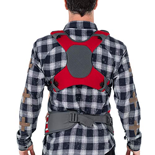 Mission Critical Baby Carrier - System 02 - Baby Carrier for Men - Front & Back Carrier (Adventure Red)