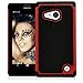 Nokia Lumia 730 Case, Nokia Lumia 735 Case, MagicMobile [Dual Armor Series] Durable [Impact Shockproof Resistant] Double Cover [Hard Shell] + [Flexible Silicone] Case for Nokia Lumia 730 / 635 - Red