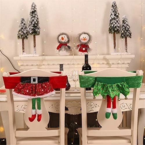 CheeseandU Christmas Chair Covers Set 