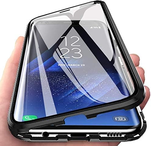 Suitable for Oppo Reno 10X Magnetic Transparent Tempered Glass Cover, with a Screen Protector 360 ° All-Round Protection of The Ultra-Thin Shell