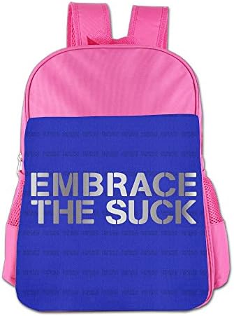 Embrace The Suck Platinum Style Kids School Backpack Bag