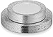 Laura Stein Designer Dinnerware Set of 64 Premium Plastic Wedding/Party Plates: White, Silver Rim. Set Includes 32 10.75