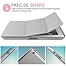 MoKo Case Fit iPad 2/3/4 - Ultra Lightweight Slim Smart Shell Stand Cover with Translucent Frosted Back Protector Fit iPad 2/The New iPad 3 (3rd Gen)/iPad 4, Silver (with Auto Wake/Sleep)