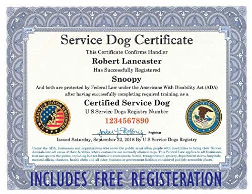 ada service dog requirements 2018