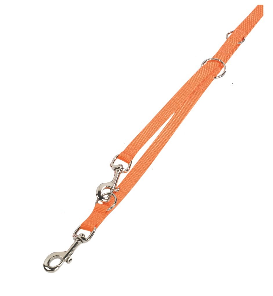 Nobby Classic Dogs Training Leash, 2 m Length x 10 mm Width, Orange