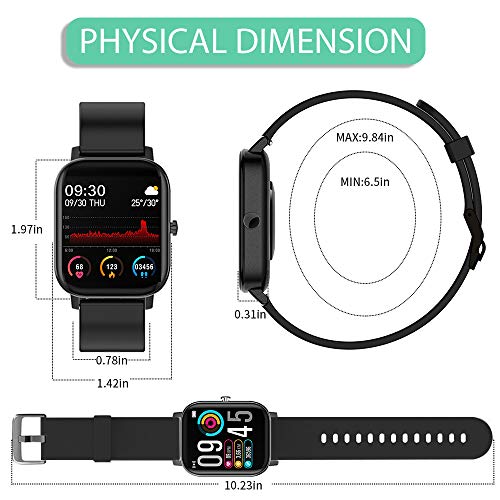 Pubu Smart Watch For Android Phones Compatible Iphone Ios Phones Fitness Tracker With Heart Rate Monitor For Men Women Gps Run Step Counter Interchangeable Watch Band Personalized Watch Faces Pricepulse