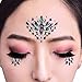 6 Sets Mermaid Face Gems Festival Jewels Crystals Bindi Rainbow Tears Rhinestone Tattoo Face Rocks by PIAOPIAONIU