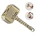MAYBO SPORTS Wiitin Thor's Battle Hammer Fidget Spinner with Zipped Storage Bag, The Mighty Mjolnir Toy Made by Metal - Antique Brass