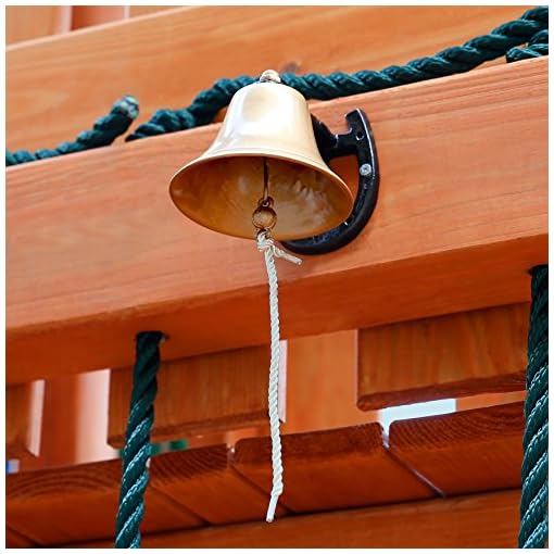 Gorilla Playsets 09-0001 Dinner Bell Swing Set Accessory, Gold - Image 3