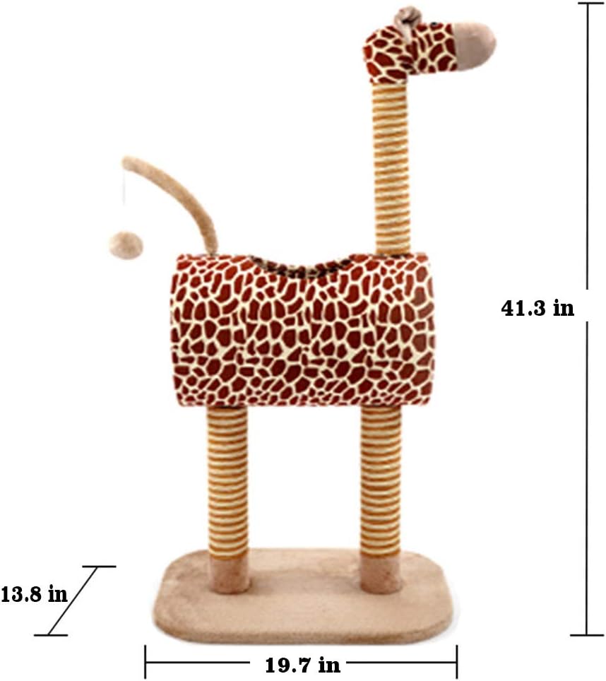 TOTTPED Cat Tree Condo with Scratching Posts, Activity Tower Cat Game Tunnel House Furniture : Pet Supplies