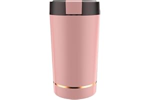 Yajuyi Coffee Bean Grinder Blender Stainless Steel Bean Grinder Cup Coffee Bean Grinding Machine, Pink