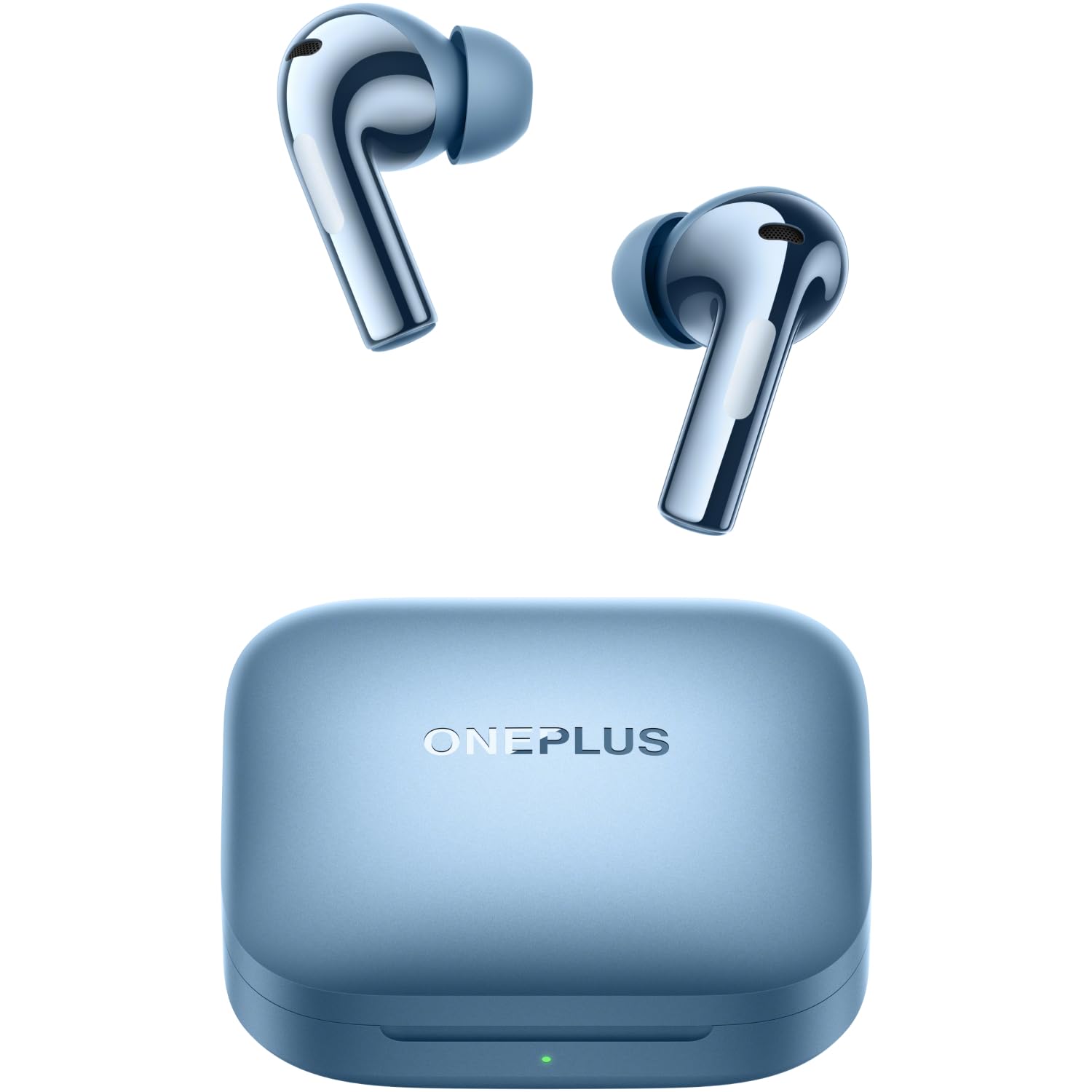 OnePlus Buds 3, Splendid Blue, graves profundos, ANC, sonido envolvente, hasta 44 horas de reproducción con estuche de carga, Bluetooth 5.3
