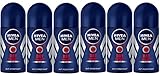 (Pack of 6 Bottles) Nivea DRY IMPACT Men's Roll-On Antiperspirant & Deodorant. 48-Hour Protection Against Underarm Wetness. (Pack of 6 Bottles, 1.7oz / 50ml Each Bottle)