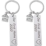 2 Portachiavi "Nuova Casa Nuove Avventure" In Acciaio Inossidabile - Regalo Inaugurazione Casa - Foto 13