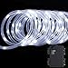 LE 16.5ft 50 LEDs Rope String Lights, Daylight White, Battery Powered withTimer, Waterproof Rope Light Ideal for Outdoor/Indoor Christmas, Thanksgiving, Wedding, Party, Garden, Lawn, Patio Decorations
