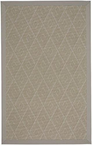 Capel Rugs Llano-Silver Mist Woven Rug - Buff - 12" x 12" - Rectangle