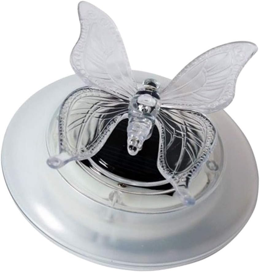 LAIYYI Outdoor Butterfly/Dragonfly Shape Solar LED Floating Pool Lights, RGB Color Change Night Lamp for Garden Lawn Party Decoration Swimming Pool Fountain Pool