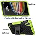 Ueokeird Case for LG Tribute HD Case, for LG X Style Case, for LG Volt 3 Case, Hybrid Dual Layer Armor Protective Phone Case Cover with Kickstand for LG X Style/Volt 3 / Tribute HD Green