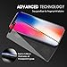 XUZOU iPhone X Screen Protector,Tempered Glass 3D Touch Compatible,9H Hardness,Bubble Free(2Pack)