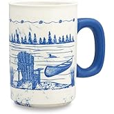 Cape Shore SEMA Coffee Tea Mug Cup, Lake Scene Gifts for Birthday Christmas, 16 Oz