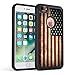 iPhone 6 Plus Case, iPhone 6s Plus Case,Rossy Retro Vintage Old USA American Flag Design Shock-Absorption Hybrid Dual Layer Armor Defender Protective Case Cover for Apple iPhone 6 / 6S Plus 5.5 inch