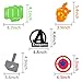 PANTIDE 30Pcs Red Table Toppers Birthday Party Centerpiece Sticks for Kid’s Birthday Party Baby Shower