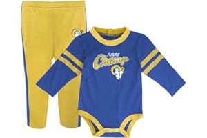 Outerstuff NFL Newborn Infants Little Kicker 2 Piece Creeper Bodysuit Romper and Pant Set