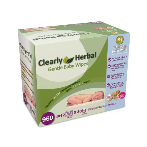 clearly herbal baby wipes