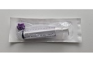 NeoMed NeoConnect Oral Enteral Syringe With ENFit Connector 12cc/12mL Liquid Medication Dose Dispenser PNM-S12NCF