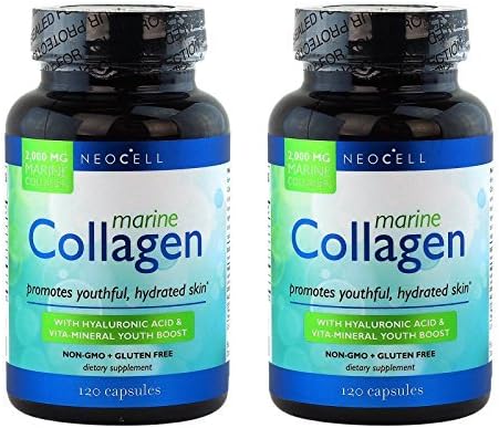 NEOCELL LABORATORIES FISH COLLAGEN + HYALURONIC ACID 240 (120 X 2 Pack) by Fish Collagen