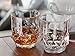 Ashcroft Imperial Whiskey Decanter Set - Lead Free Crystal Glasses for Scotch, Rum, Old Fashioned 5 Piece